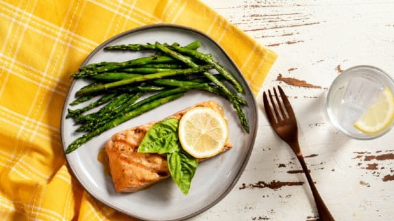 Asparagus-salmon