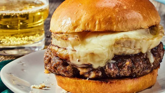 French Onion Burger