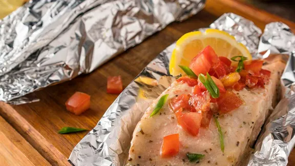 Lemon Herb Fish Bundles