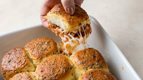 Garlic Bread Meatball Sandwiches