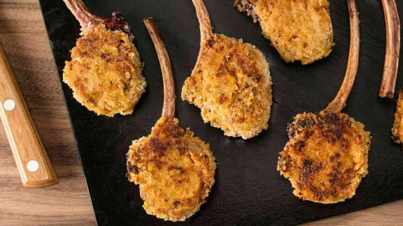 Mustard Crusted Lamb Chops
