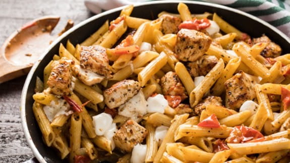 leftover-chicken-pasta