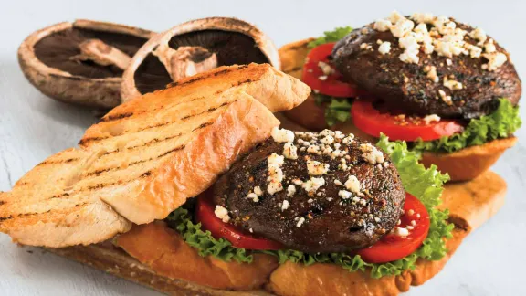 Grilled Portobello Mushroom Panini