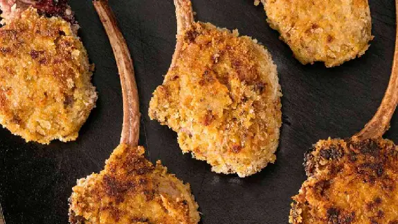 Mustard Crusted Lamb Chops