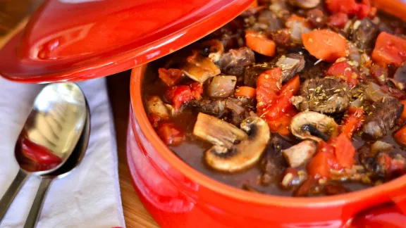 Hearty Beef and Mushroom Stew
