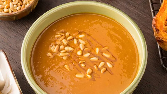 Soupe à la courge butternut rôtie