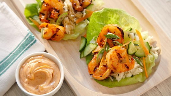 shrimp-lettuce-wraps