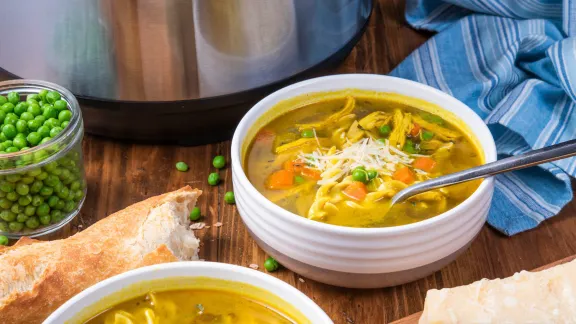 Turmeric Chicken Noodle Soup