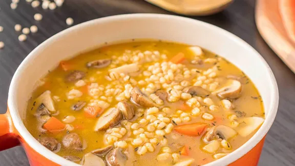 Barley and Mushroom Soup