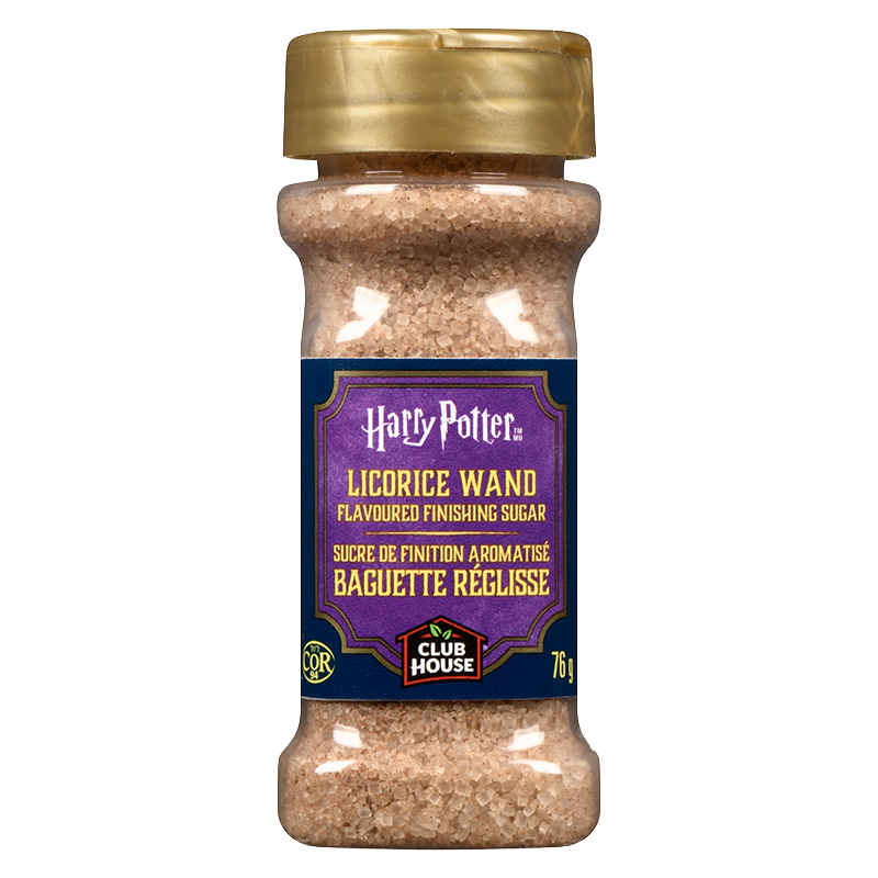 Club House Harry Potter Licorice Wand Flavoured Finishing Sugar bottle