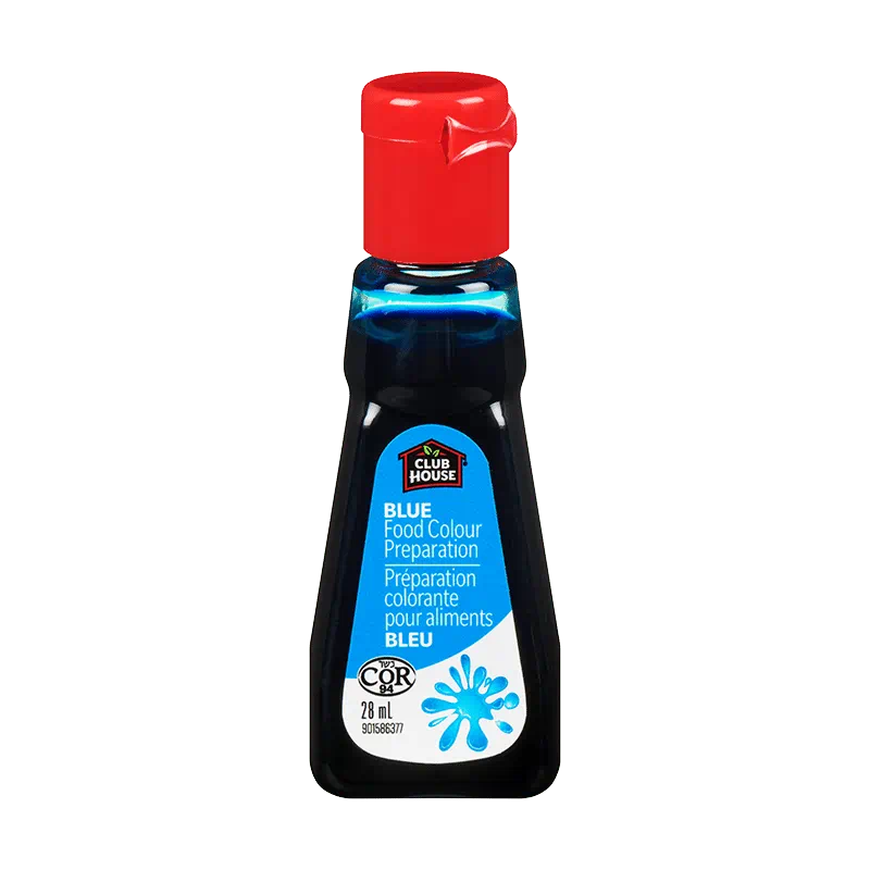 blue food color