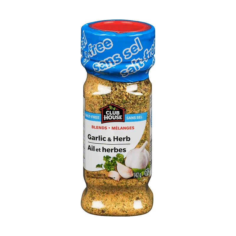 Salt Free Garlic Herb Club House