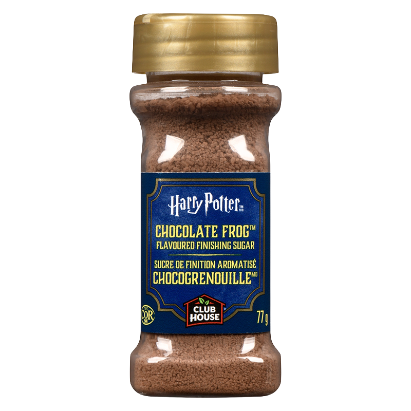 Club House Harry Potter Chocolate Frog Flavoured Finishing Sugar bottle