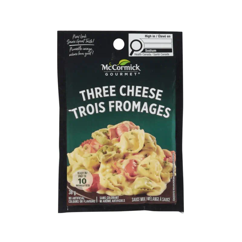 McCormick Gourmet Three Cheese sauce mix packet