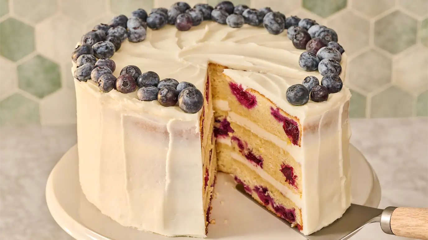 lemon blueberry cake