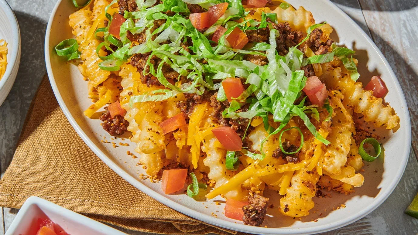 cheesy loaded fries