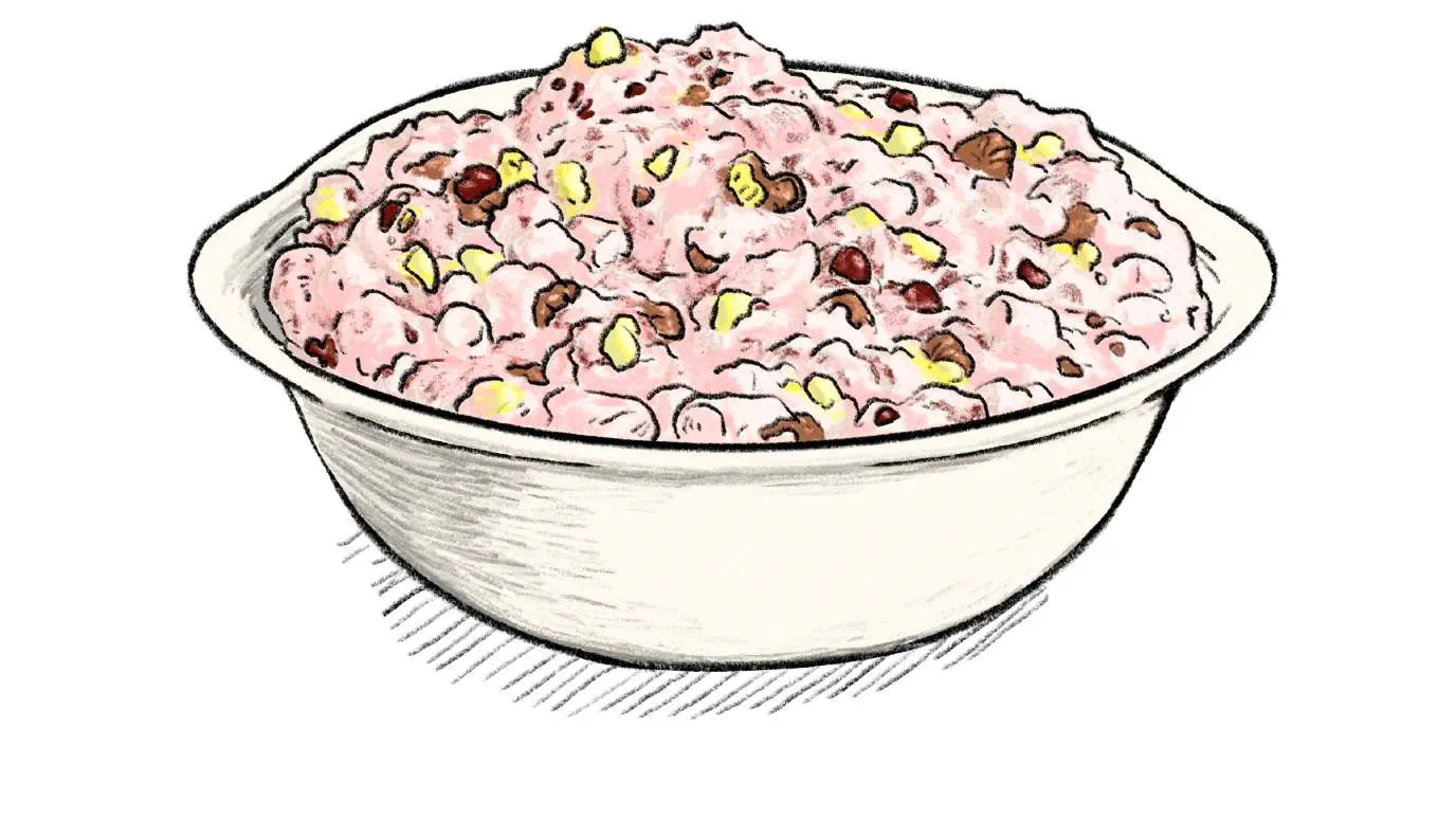 cranberry millionaire salad