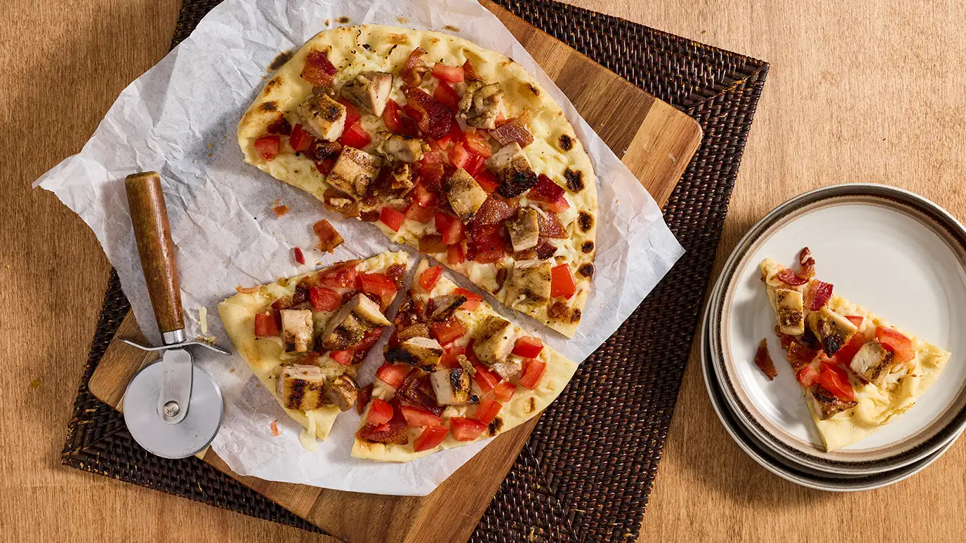 Caramelized Onion Chicken Flatbread