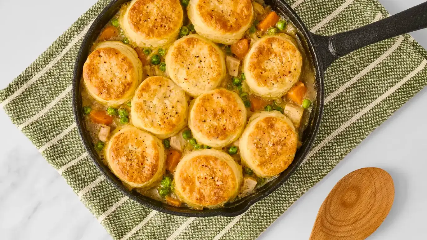 skillet chicken pot pie