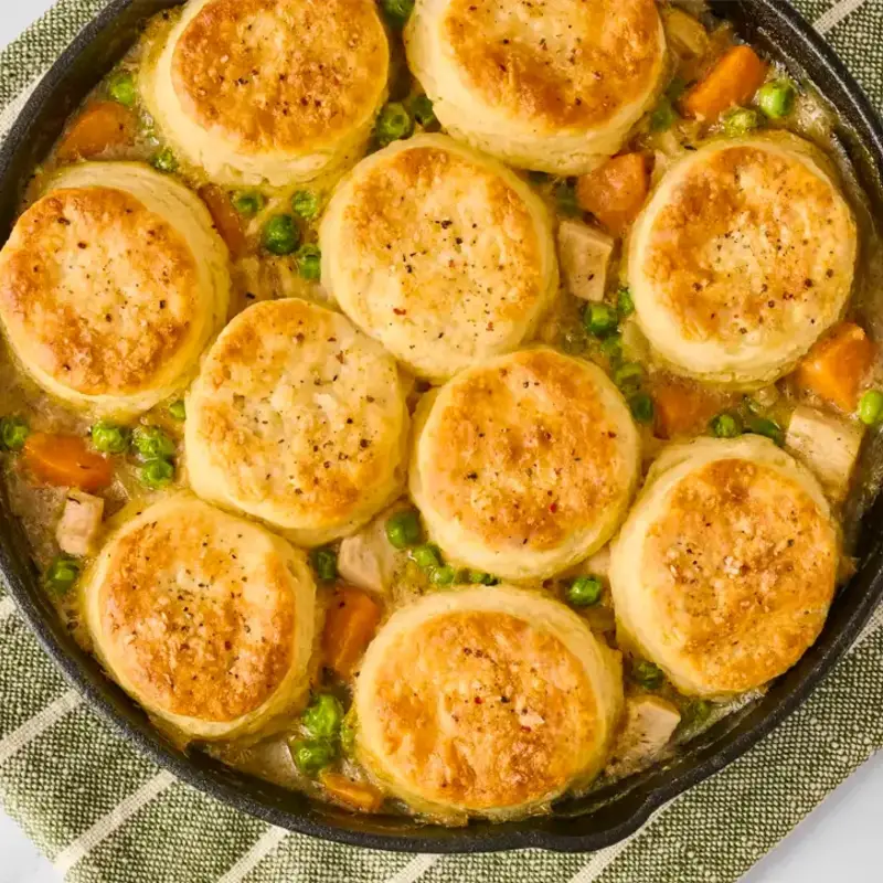 skillet chicken pot pie