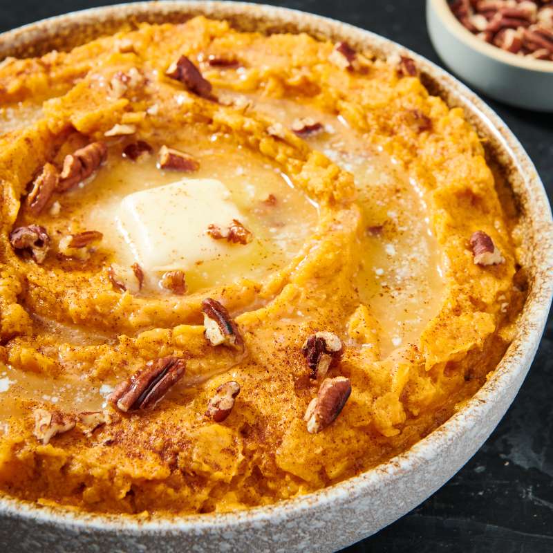 Slow Cooker Mashed Sweet Potatoes Club House