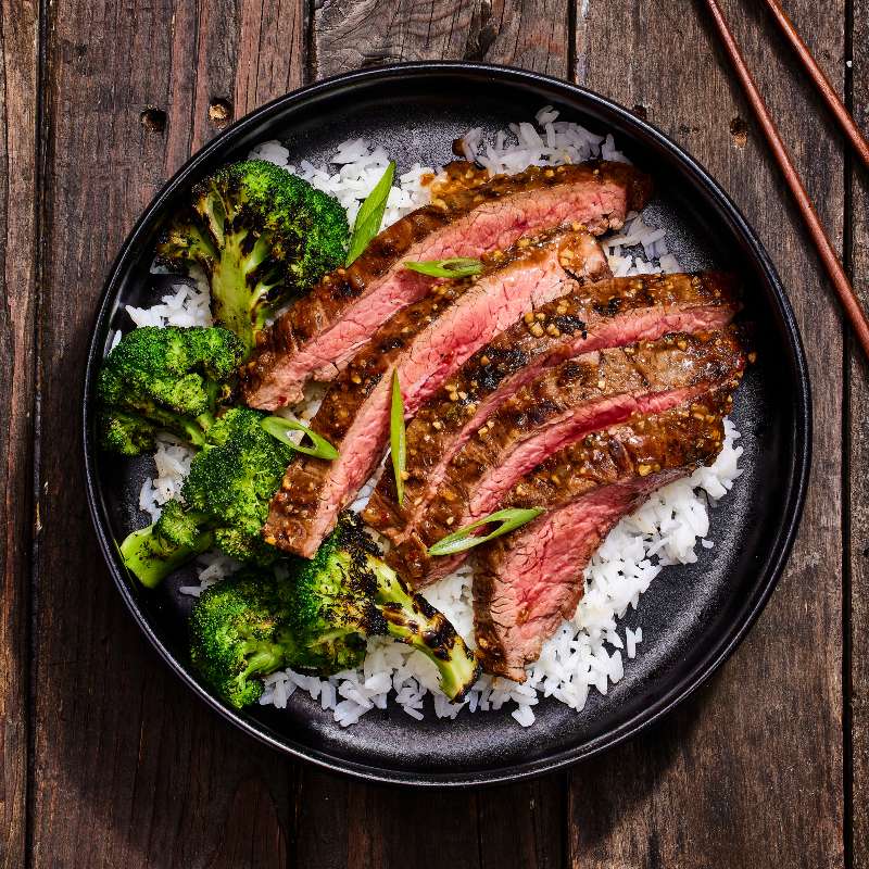 soy garlic steak