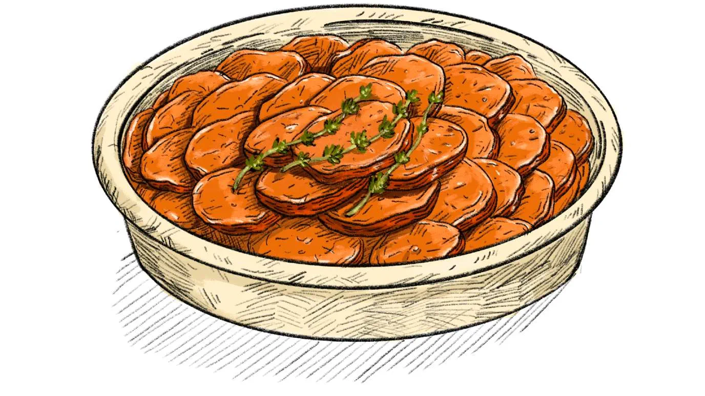 spiced sweet potatoes