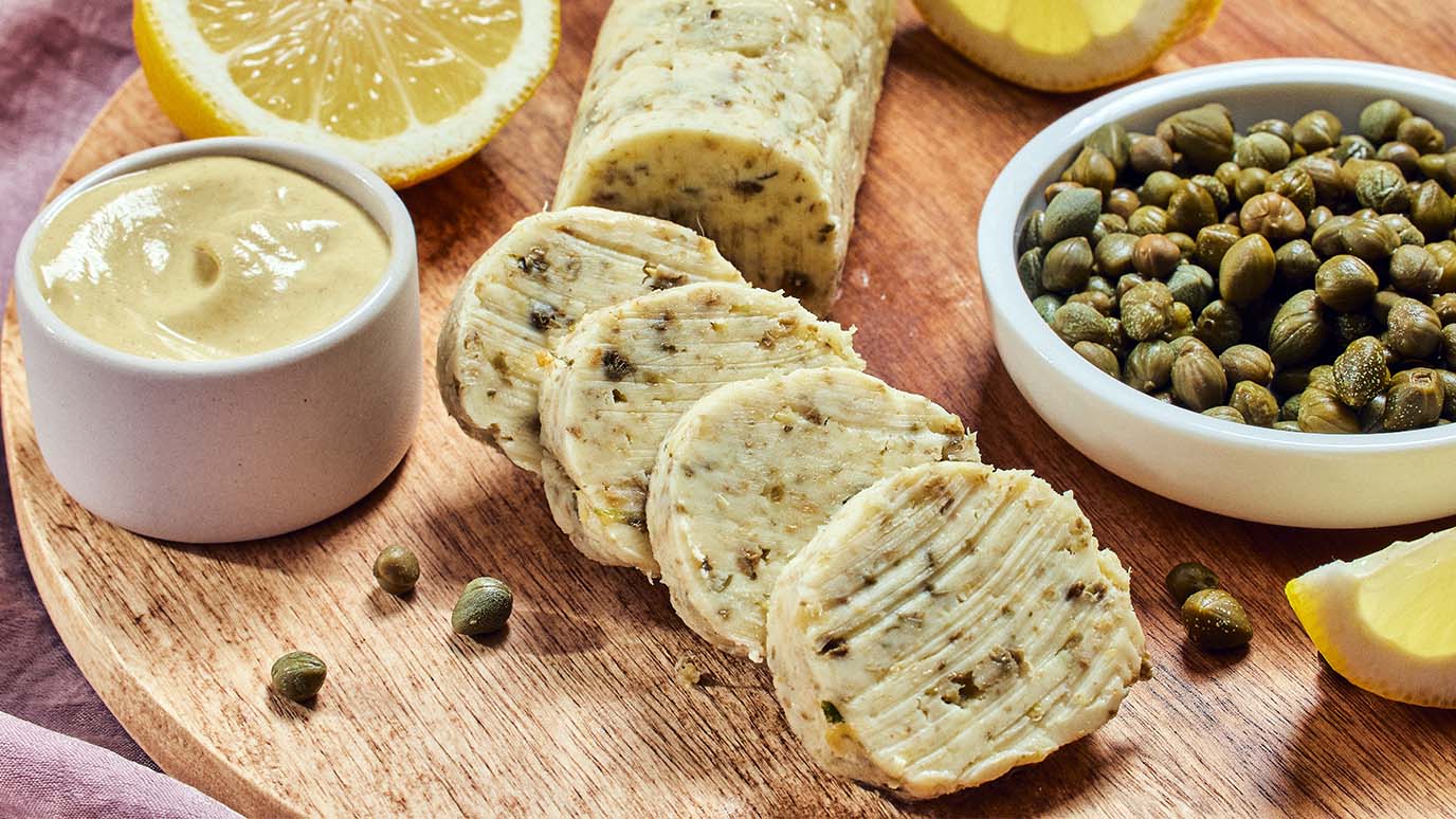 lemon dijon caper butter