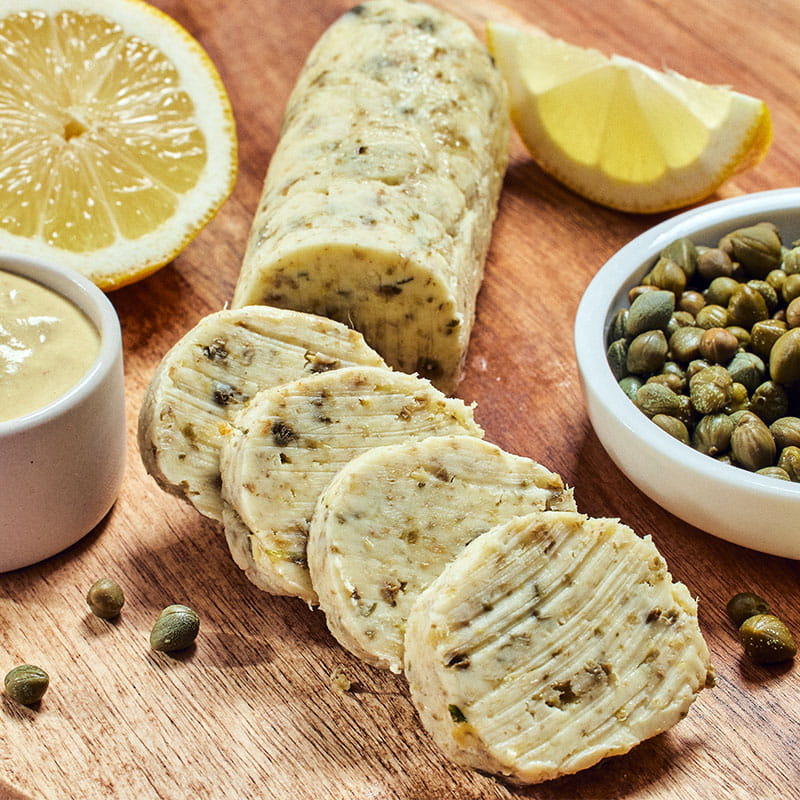 lemon dijon caper butter