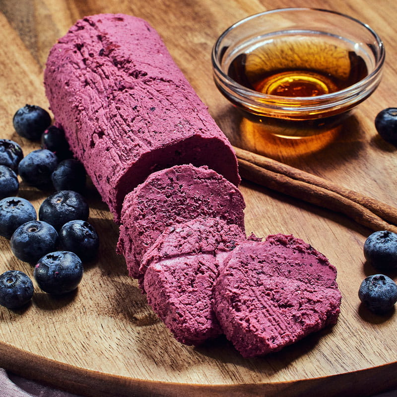 roasted blueberry and cinnamon vegan butter