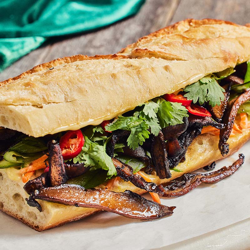 mushroom confit bahn mi