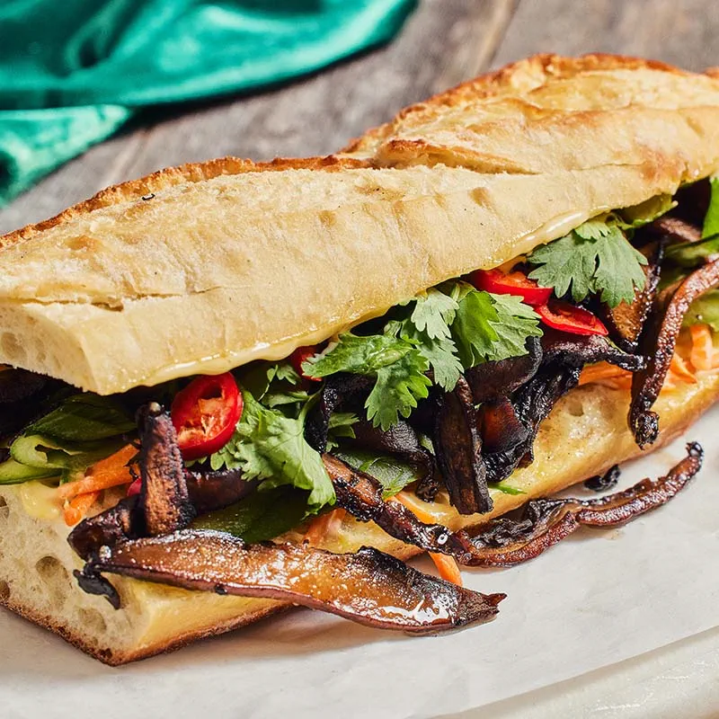 mushroom confit bahn mi