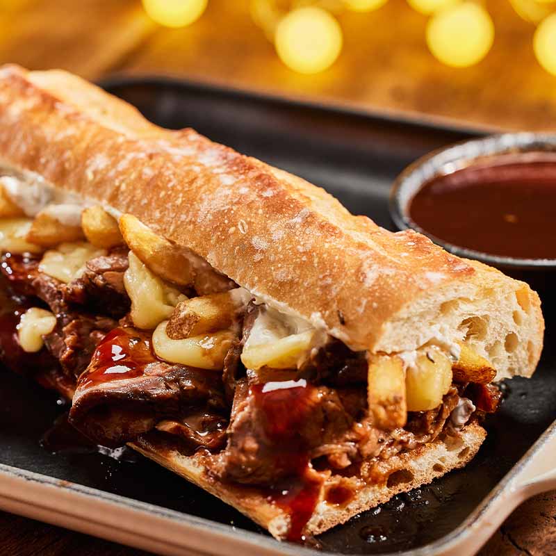 Poutine French Dip Sandwich