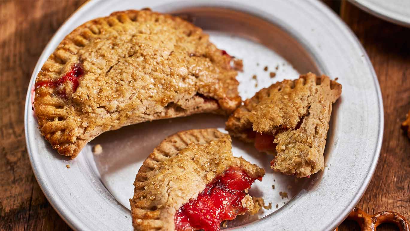 Strawberry Pretzel Hand Pies