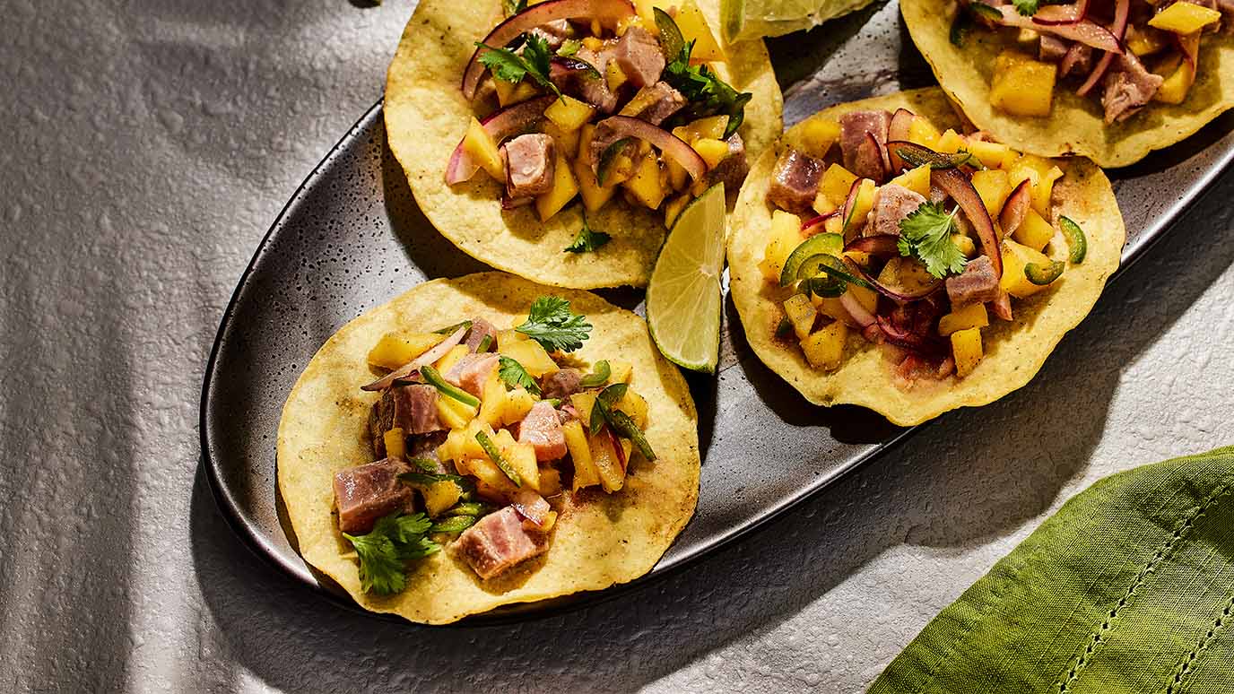 Tuna Ceviche Tostada