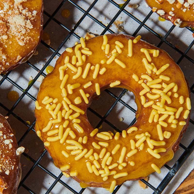 Mustard Glazed Donuts 