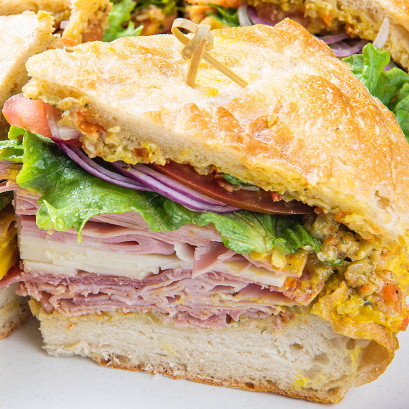 Muffuletta a la moutarde cremeuse Yellow