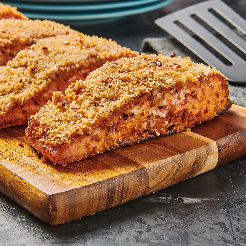 air fryer crispy applewood salmon