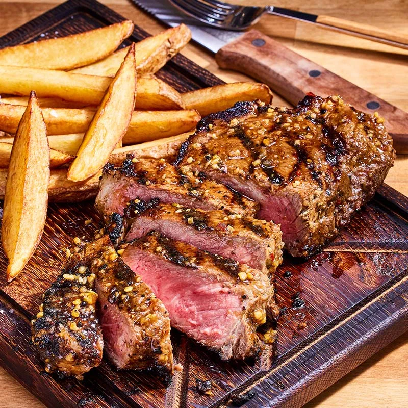 Grilled Steak with Steakhouse Style Marinade
