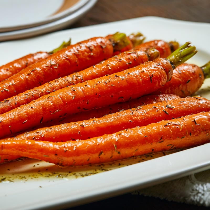 thyme glazed carrots