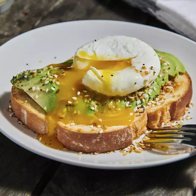 everything bagel avocado toast
