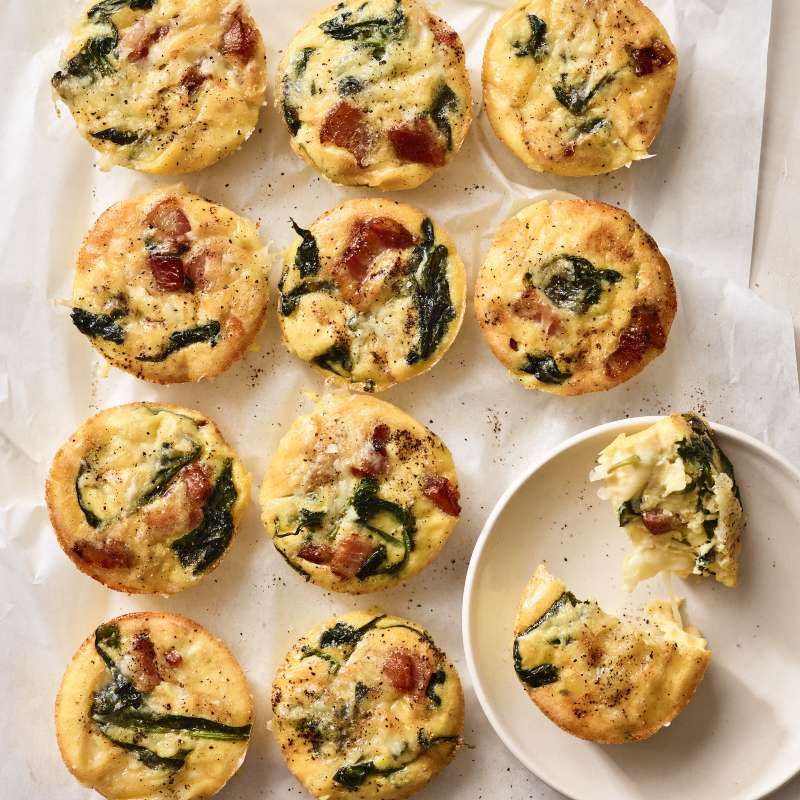 ham and cheese egg cups