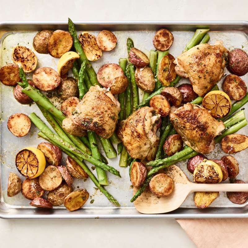 Garlic Parm Sheet Pan Chicken