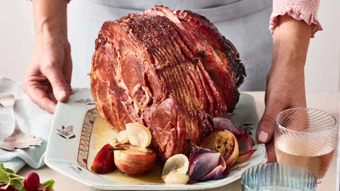 honey brown sugar glazed ham