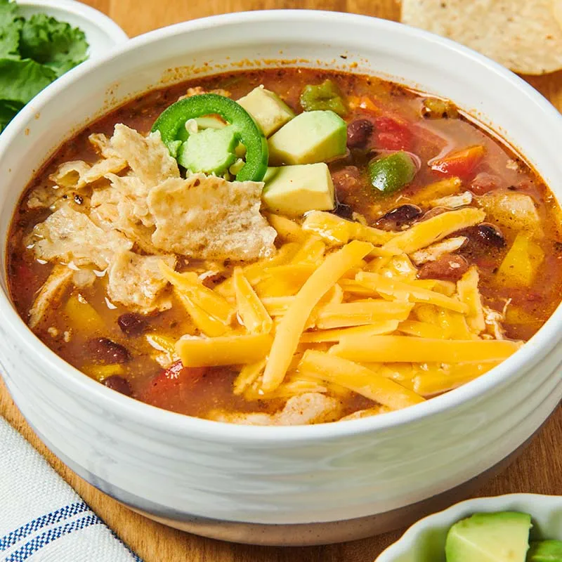 Slow Cooker Chicken Tortilla Soup