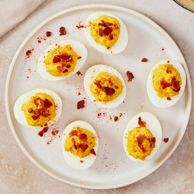 smoky deviled eggs